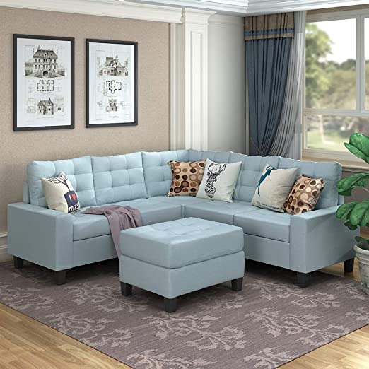 Amazon.com: MOOSENG Sofa Sectional Set, Symmetrical Couch Linen .