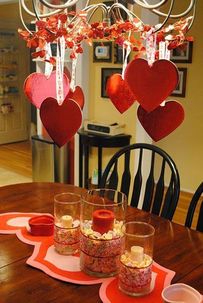 Table Decoration Ideas for Valentine’s
Day