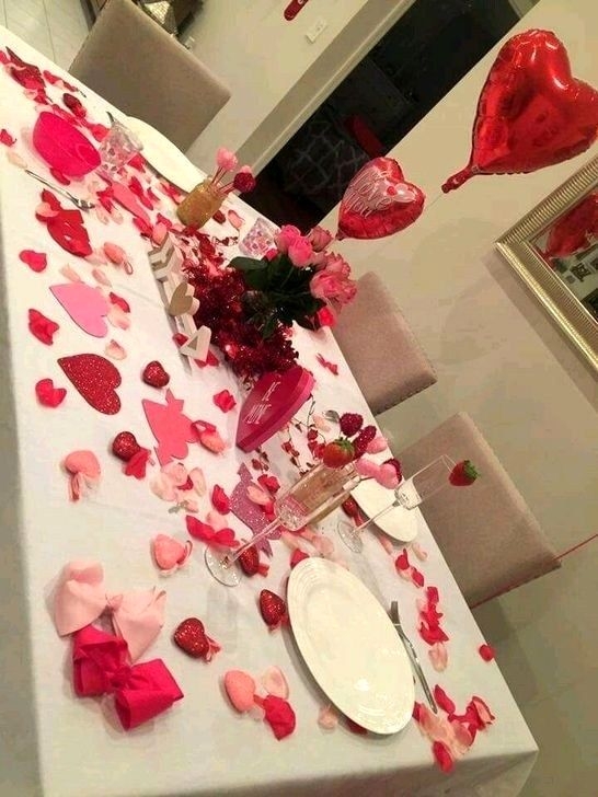 30+ Cute Valentines Day Table Decor Ideas For Sweet Couple .