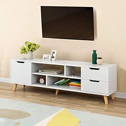 Amazon.com: vmree Television Stands with Cabinet for 40 50 Inch .