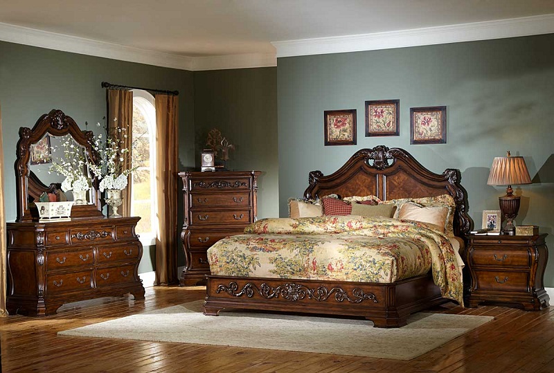 Traditional Style of Bedroom Set - HomesCorner.C