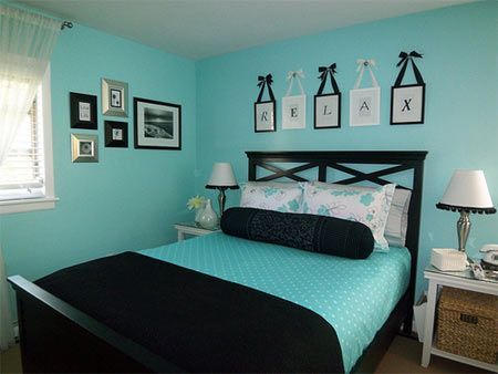 Turquoise and Black Bedroom Design | 10 Beautiful Turquoise .