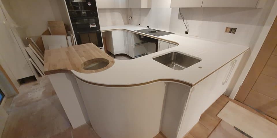 Unique Solid Surface Worktops North Wales - WorktopP