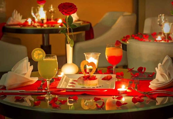 Valentine Decoration ideas for the  Restaurant