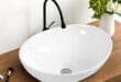 Giantex Vessel Sink 16x13 Inch Basin Porcelain W/Pop Up Drain Oval .