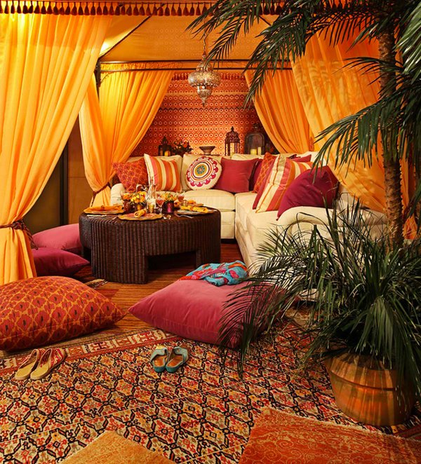 15 Outstanding Moroccan Living Room Designs | Home Design Lov