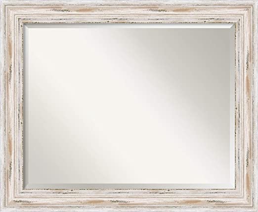 Amazon.com: Amanti Art Framed Mirrors for Wall | Alexandria White .