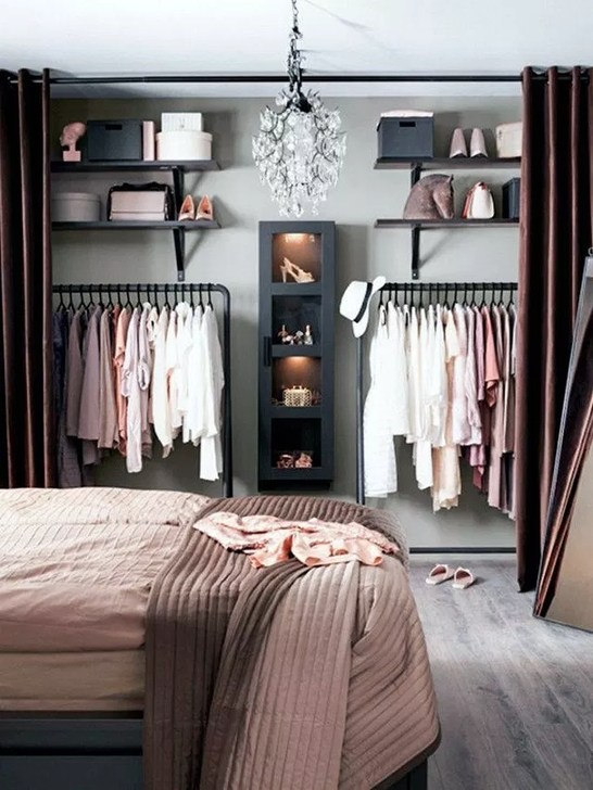 51 Elegant Wardrobe Design Ideas For Your Small Bedroom - HOMYSTY