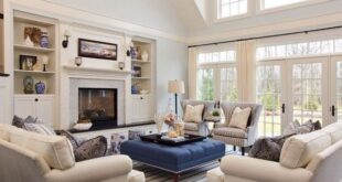How to Decorate Large Living Room | Modern farmhouse living room .