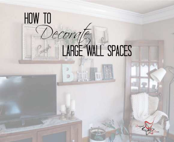 How to Decorate a Large Wall! | Family room walls, Room wall decor .