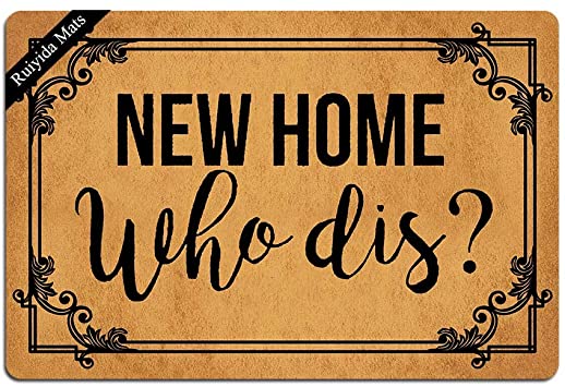 Amazon.com: Ruiyida New Home Who Dis Welcome Doormat Custom Home .