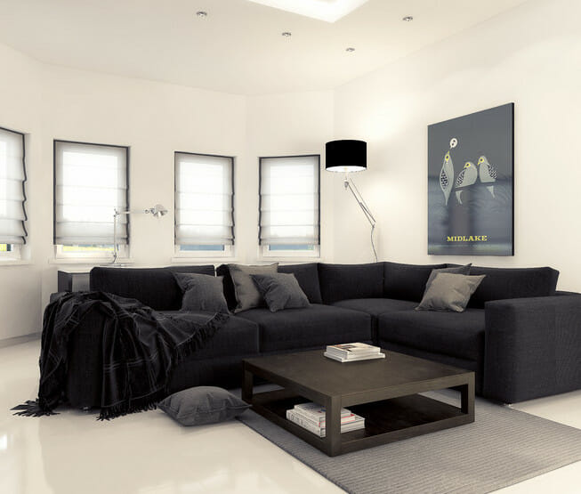 Classic and Chic: Black and White Living Room Decor | Decorilla Onli
