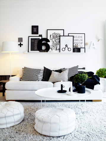 White Interior Living Room – House n Dec