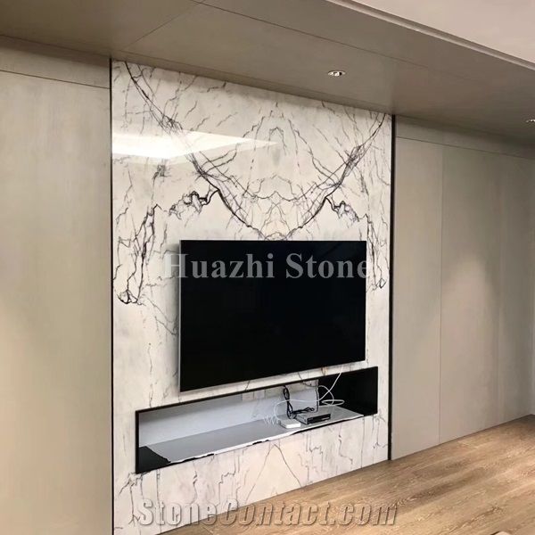 White Marble/ Interior Design/ Home Decor Product/Marble Wall .