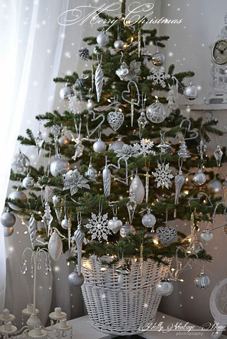 Silver Christmas Decorations Ideas - Christmas Celebration - All .