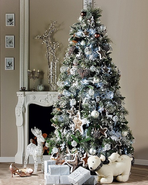 Christmas Tree Decorations Silver | Christmas Decorati