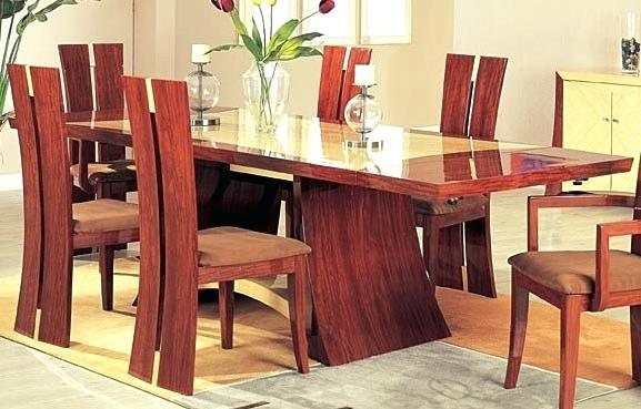 modern wood dining table design – omlot.in