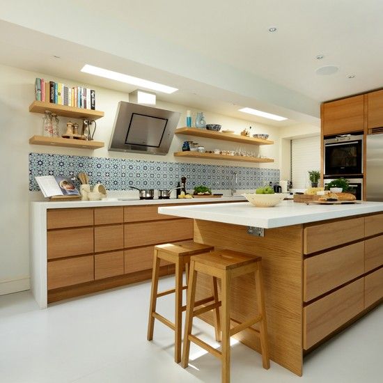 20 Cool Modern Wooden Kitchen Designs | Handleless kitchen, Modern .