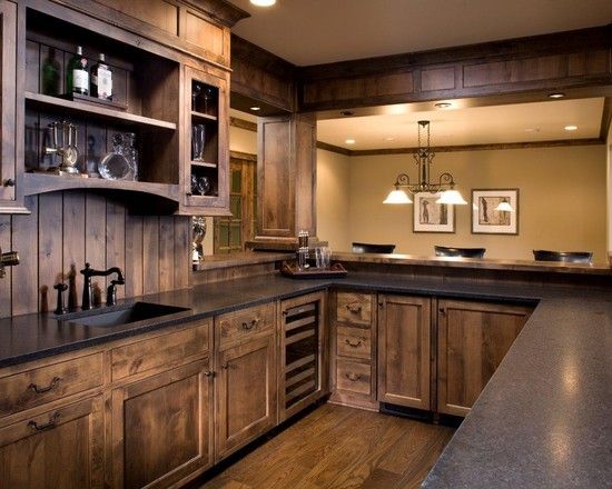15 Interesting Rustic Kitchen Designs | Rustic kitchen design .