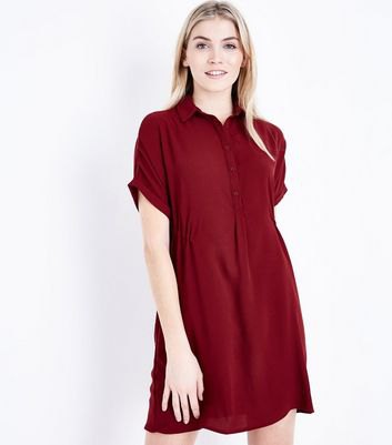 Short-sleeved mini dress