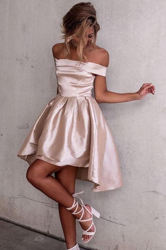 High low ball gown delicate pink