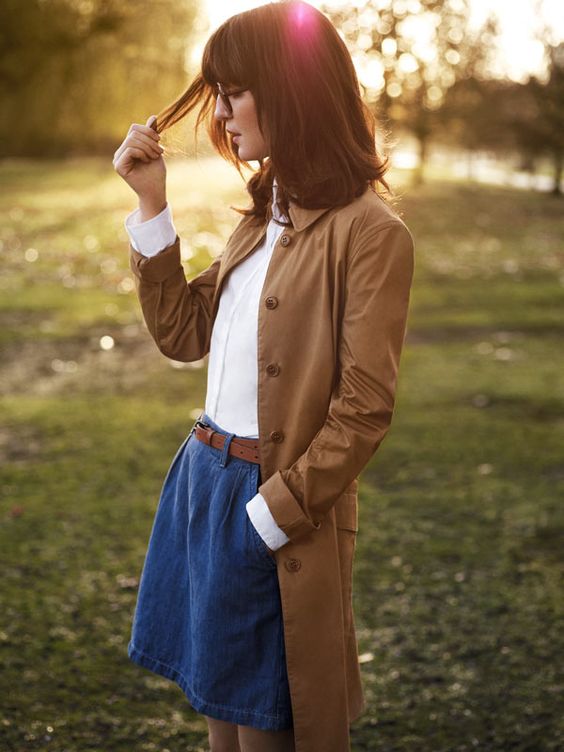 classic trench look