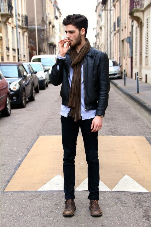 How to wear brown shoes with black pants for men (4) | Mens winter .