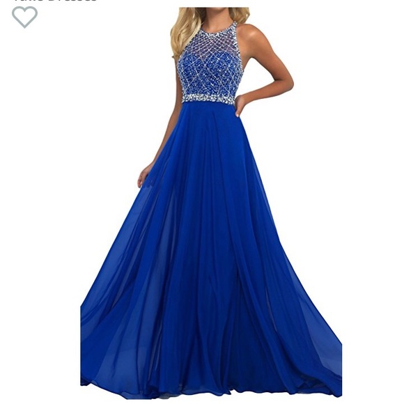 royal blue sparkly dress > Factory Sto