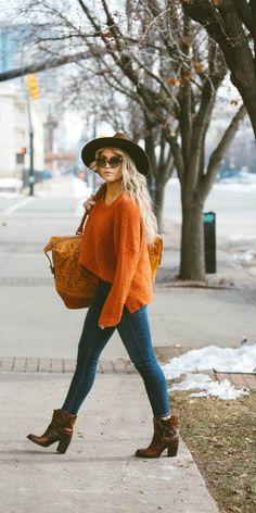 10+ Best Burnt Orange Sweater images | autumn winter fashion .