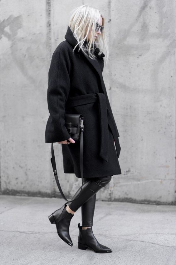 Chelsea boots everything black everything