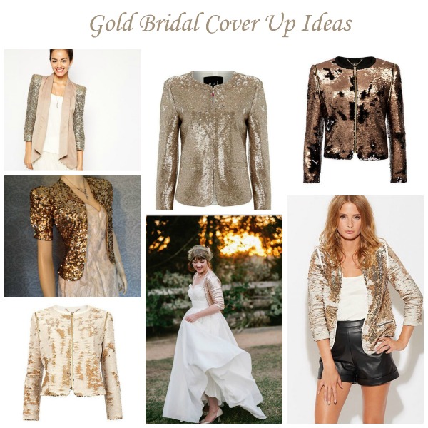 Bridal Accessories: Gold Bridal Cover