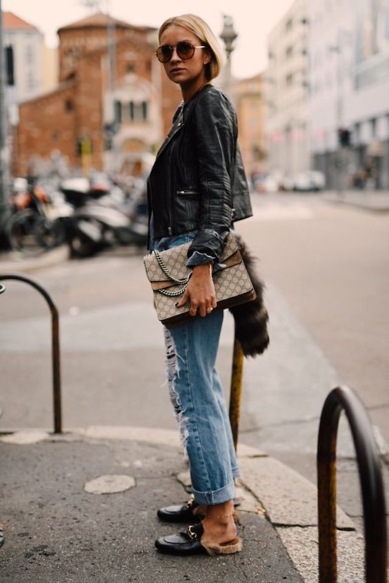 Cropped Leather Jacket: 10 Chic Ways to Wear It - FMag.c