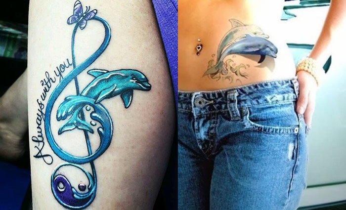 15 Best Dolphin Tattoos Designs with Meanings - FMag.c