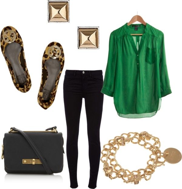 dreaming en francais: Friday's Fancies | Green top outfit, Green .
