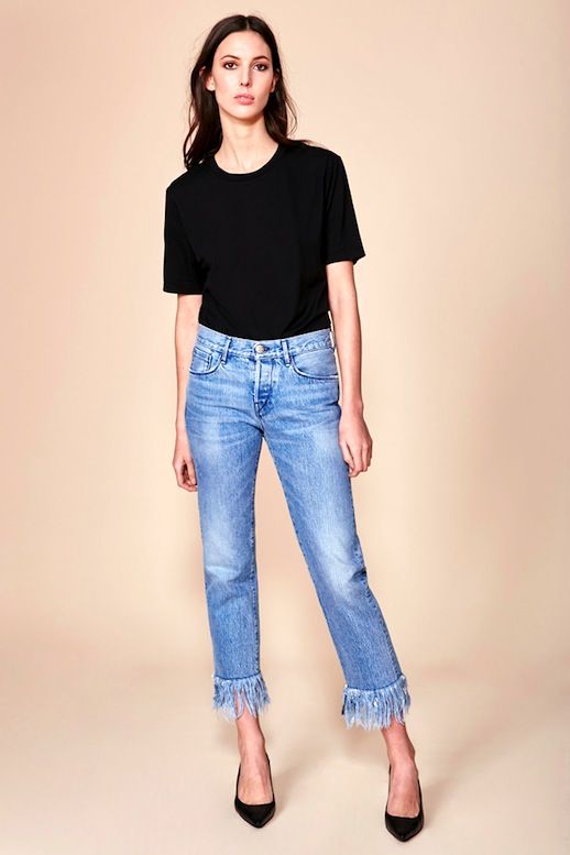 A Polished Way To Wear Frayed Hem Jeans (Le Fashion) | Fashion .