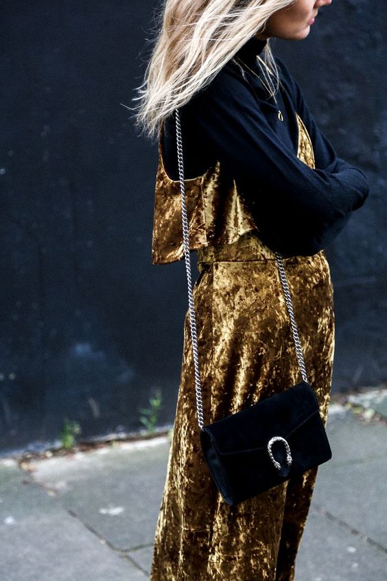 golden velvet dress velvet