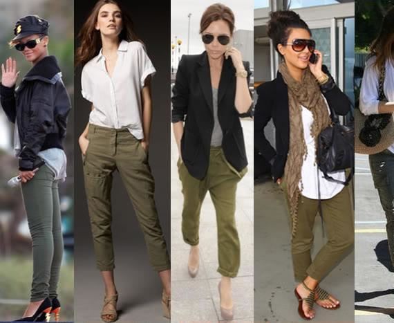 What To Wear With Army Green Skinny Jeans | Army green pants .