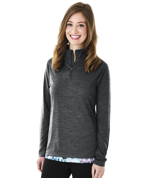 mottled gray, replica golf sweater with black skinny jeans
