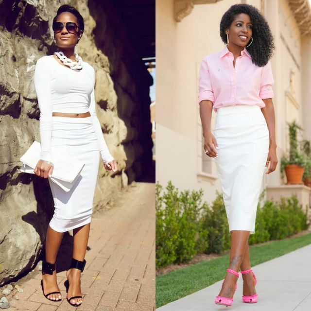 44 Ideas For A Beautiful White Pencil Skirt Outfit | Style & Tips .