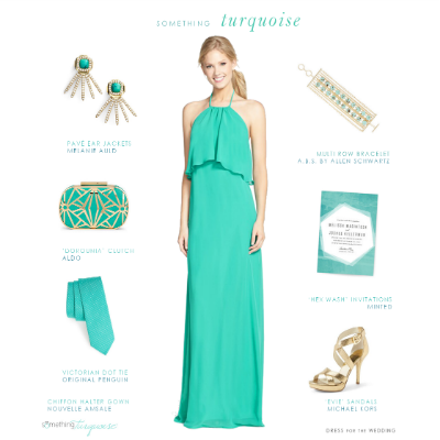 Turquoise Wedding Style Ideas | Dress for the Weddi