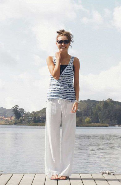 How to Style Beach Pants: 15 Refreshing Outfit Ideas for Women .