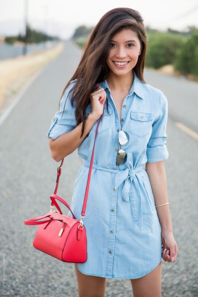 How to Style Blue Jean Dress: Best 13 Stylish Outfit Ideas for .