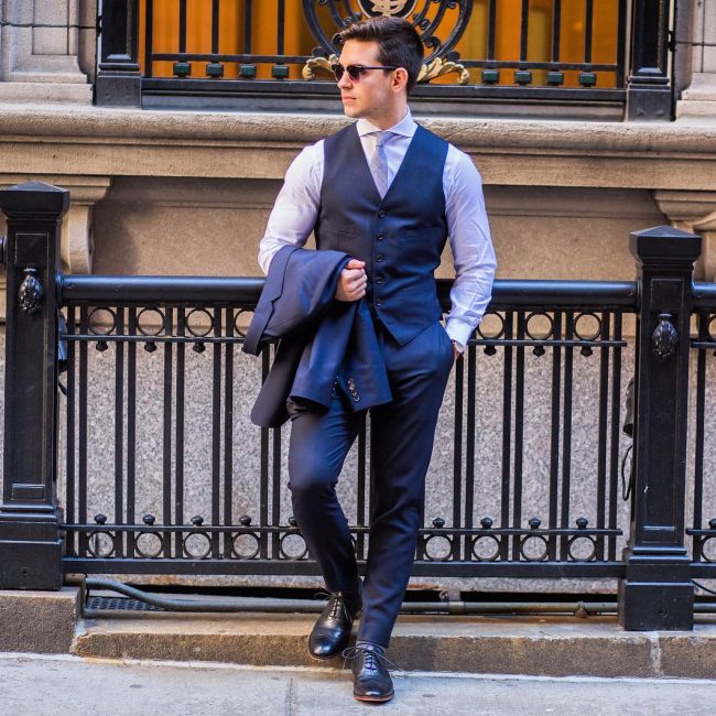 25 Ways to Style Blue Vest - A Secret Fashion Route for a Modern M