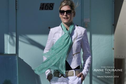 HOW TO TIE AND WEAR OBLONG SCARVES - ANNE TOURAINE Paris™ Scarves .