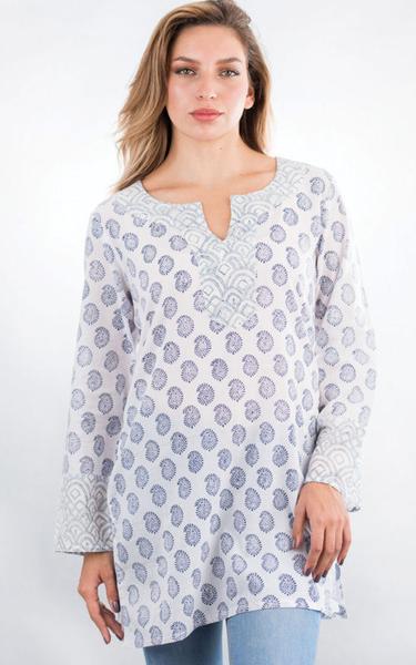 Rani Printed Cotton Tunic Top – Girl Intuiti