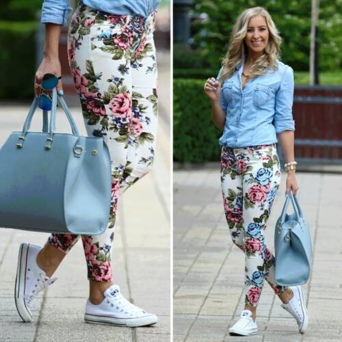 street style floral pants | | Just Trendy Gir