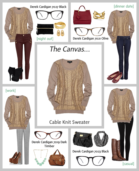 Cable Knit Sweater | Clearly Blog - Eye Care & Eyewear Tren