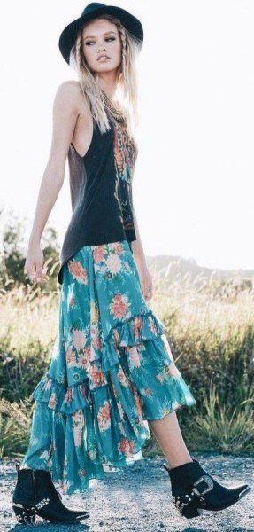 How to Style Gypsy Skirt: Best 15 Breezy & Attractive Outfit Ideas .
