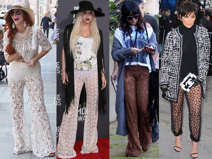 Must-Love Lace Pants With Feminine Chicne