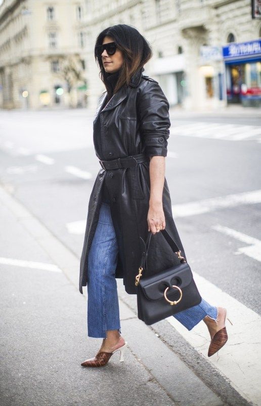 Outfit | Where To Find The Perfect Leather Trench Coat On A Budget .